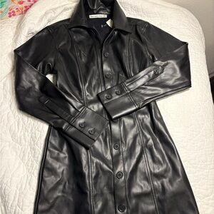 Abercrombie and fitch Black Leather Women's dress